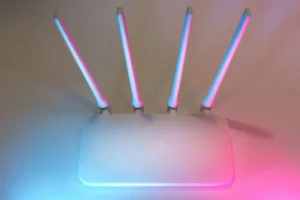 White router with four antennas